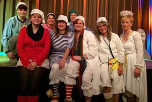 TTV-Damen bei den Fidelios in Altenhaßlau im Februar 2015 - verkleinert für ttv-website